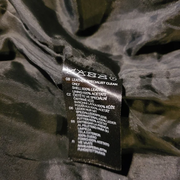 Punk studded cropped leather jacket - Picture 5 of 14